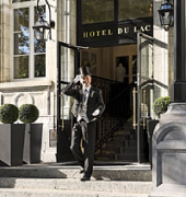 La porte du Grand Hôtel de Montreux